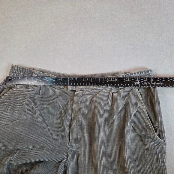 Vintage 1980s LL Bean Corduroy Pants Gray 38x30 Made in Hong Kong - Picture 8 of 13